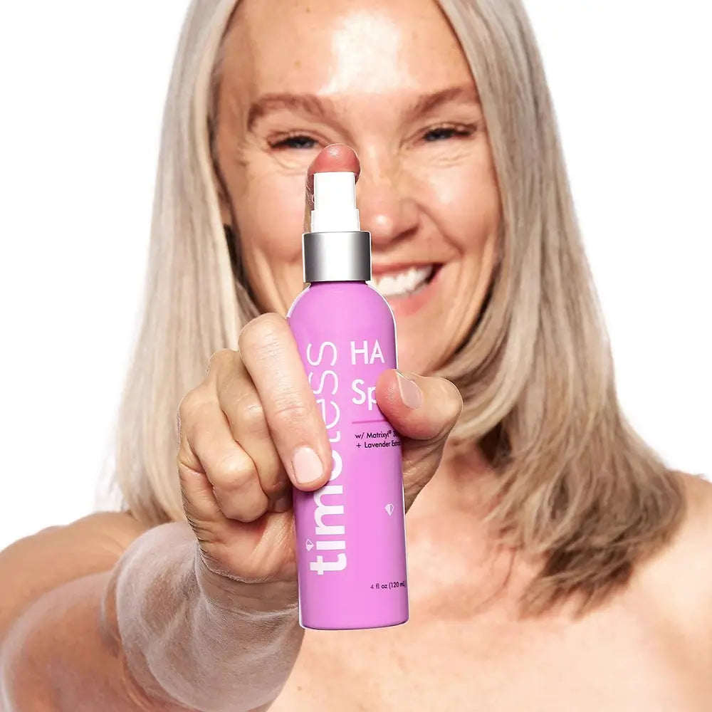 Timeless Skin Care Matrixyl 3000 + HA Gesichtsspray Lavendel – feuchtigkeitsspendendes Gesichtsspray mit Lavendel