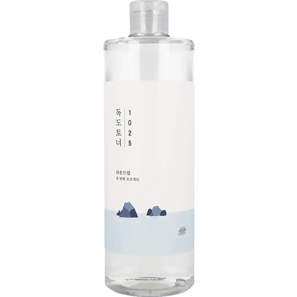 ROUND LAB 1025 Dokdo Toner - Gesichtswasser mit Tiefseewasser und Panthenol zur sanften Hautpeeling und Sebumkontrolle - 500 ml