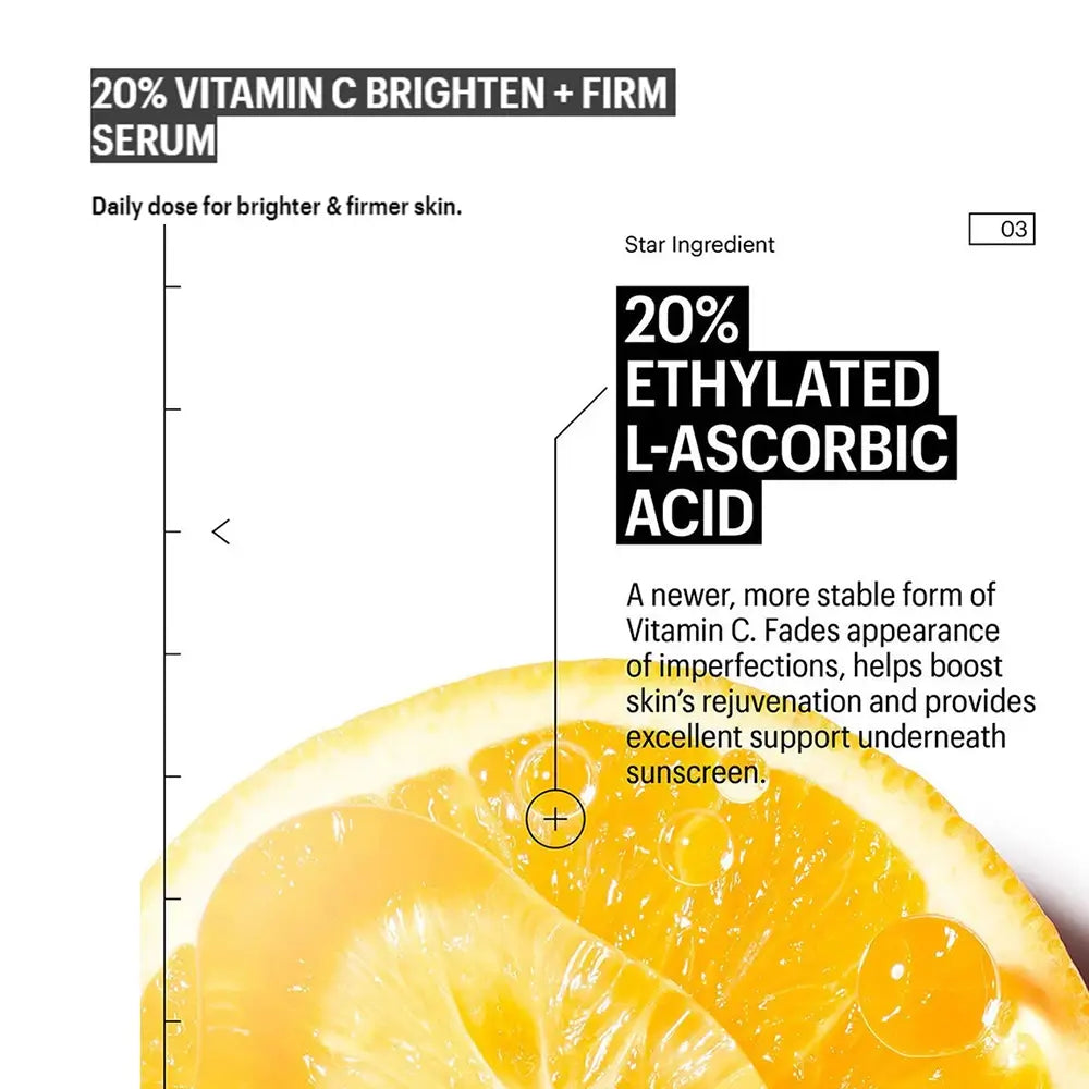 ALLIES OF SKIN 20% Vitamin C Serum - Intensive Luminosity and Antioxidant Firming, 8 ml