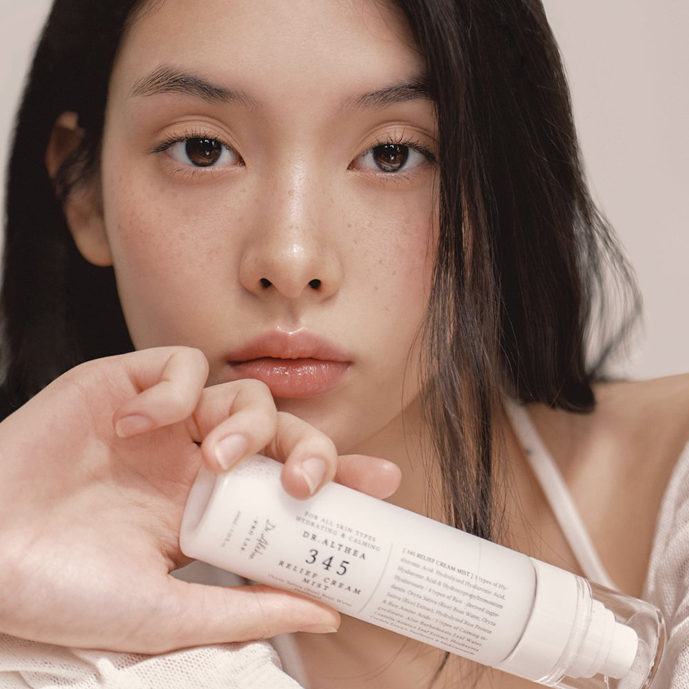 Dr. Althea 345 Relief Cream Mist - Gesichtsspray formuliert mit Panthenol und Hyaluronsäure, das zur Hydratisierung und zum Komfort der Haut beiträgt - 100 ml