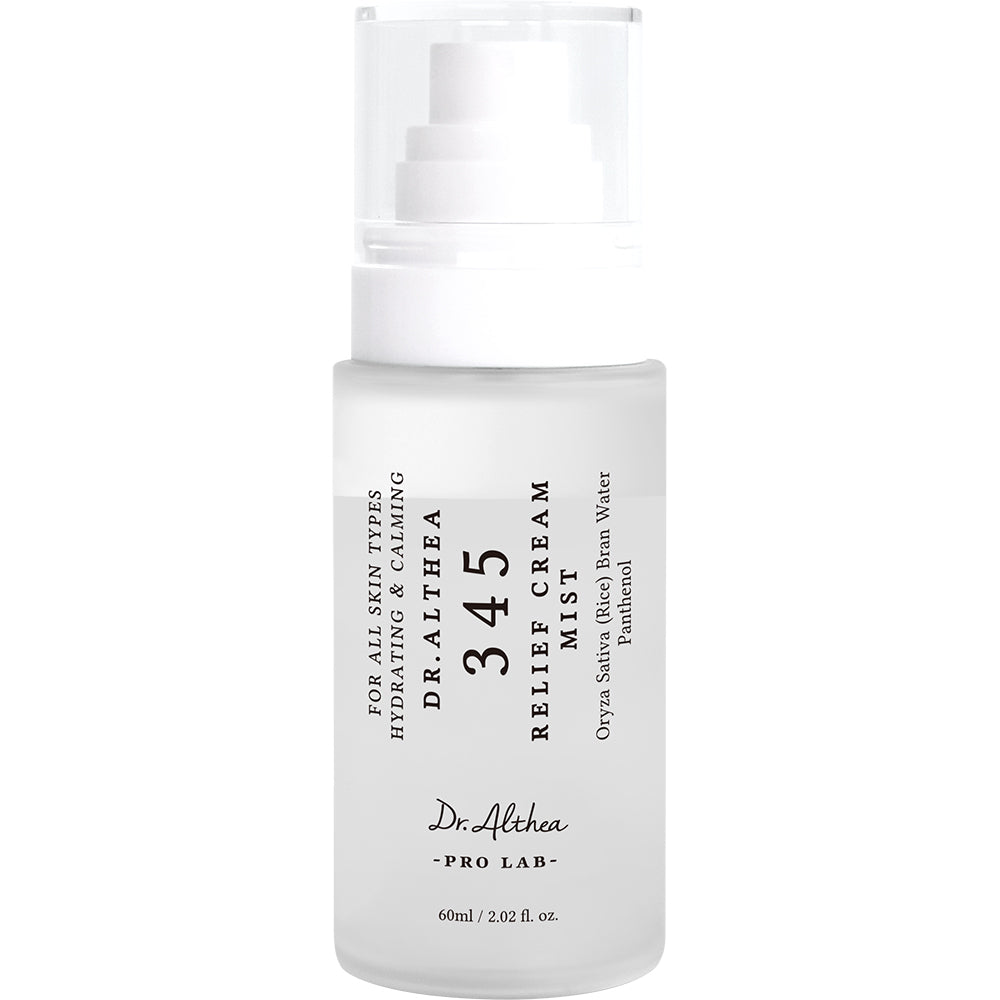 Dr. Althea 345 Relief Cream Mist - Gesichtsspray mit Panthenol und Hyaluronsäure, das zur Hautbefeuchtung beiträgt und den Hautkomfort bewahrt - 60 ml