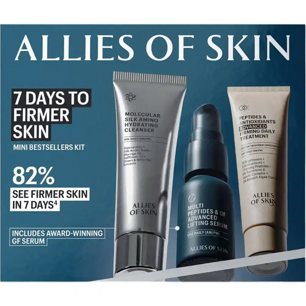 ALLIES OF SKIN 7 Tage straffere Haut Kit Anti-Aging - Festigkeit und intensive Feuchtigkeitsversorgung, 44ml