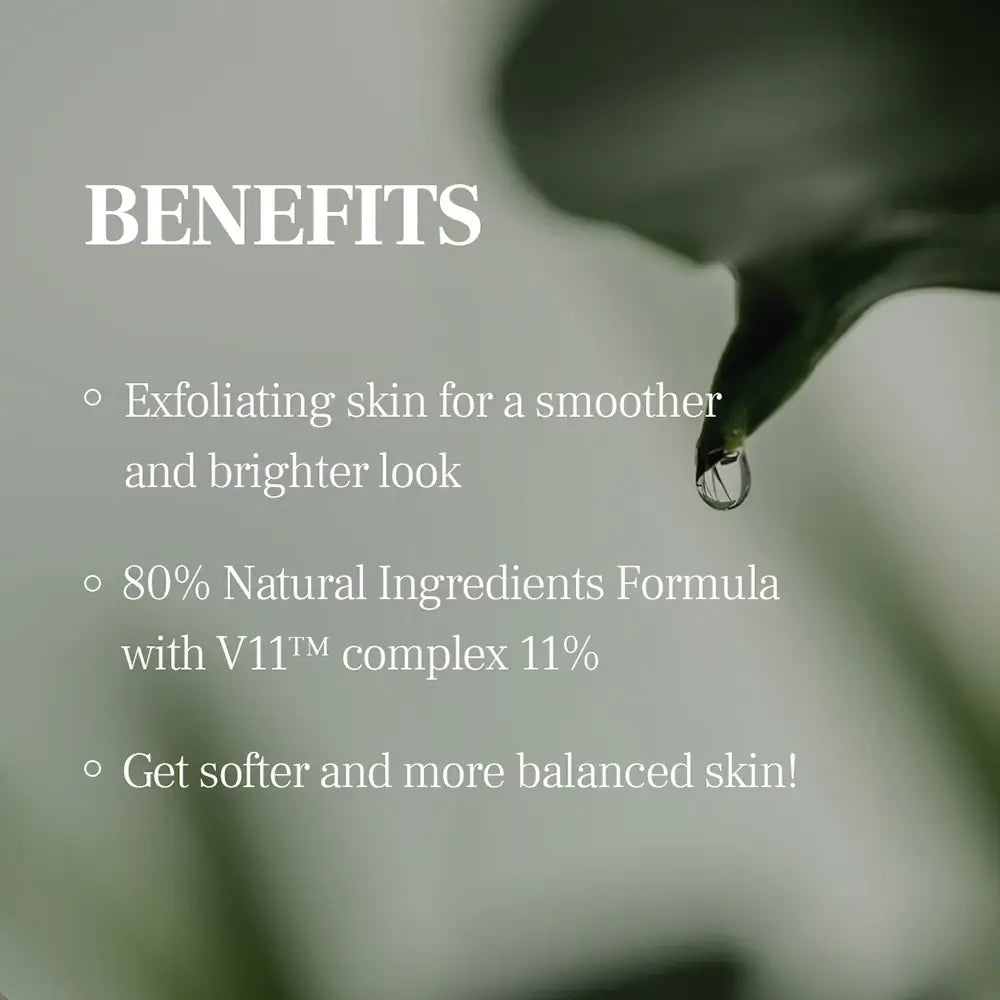 VILLAGE 11 FACTORY Active Clean Serum - Gesichtsserum mit Glykolsäure und Milchsäure, das zu einem sanften Peeling der Haut beiträgt und ein strahlendes Aussehen bewahrt - 50 ml