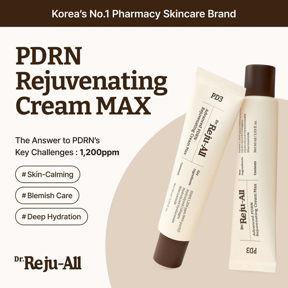 Fortgeschrittene PDRN verjüngende Creme Max feuchtigkeitsspendende und beruhigende Gesichtscreme 60 ml