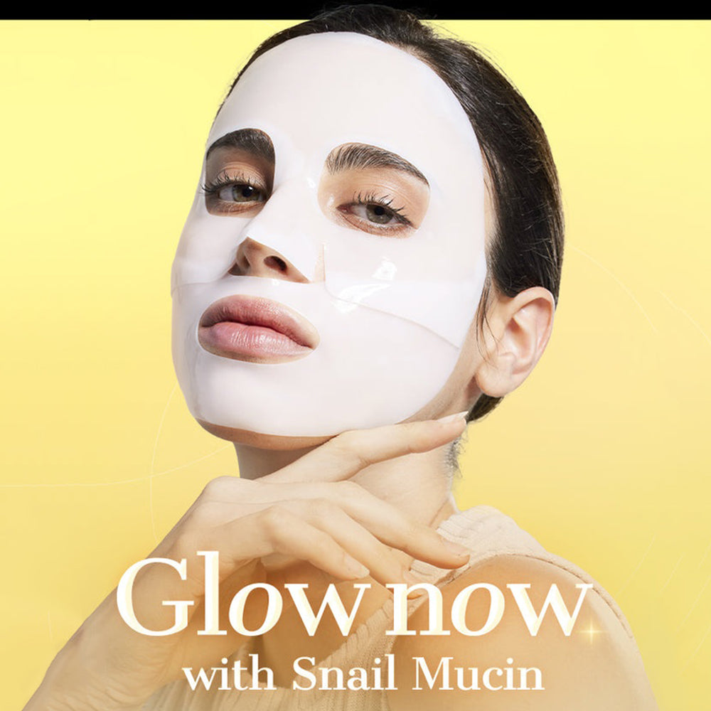 Advanced Snail Mucin Glass Glow Hydrogel Mask Masca de fata 34 gr