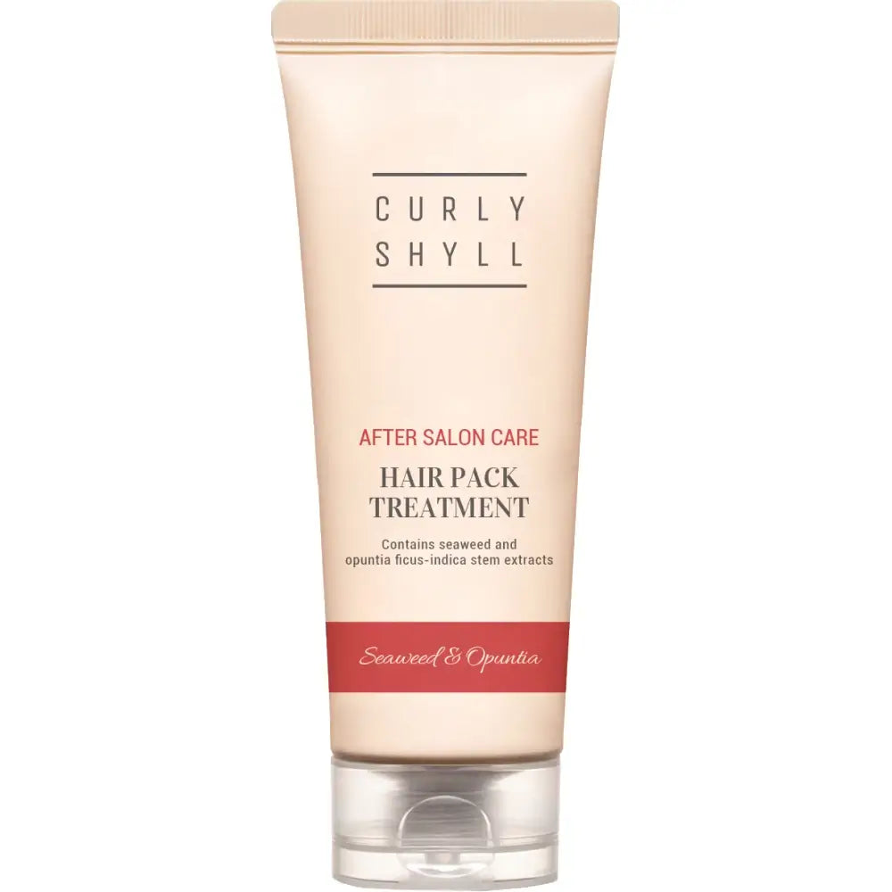 CURLY SHYLL Haarpackung nach dem Salonbesuch - Haarmaske mit Meeresalgenextrakt und Opuntia Ficus-Indica Stammextrakt zur Haarnährung und Feuchtigkeitspflege - 250 ml