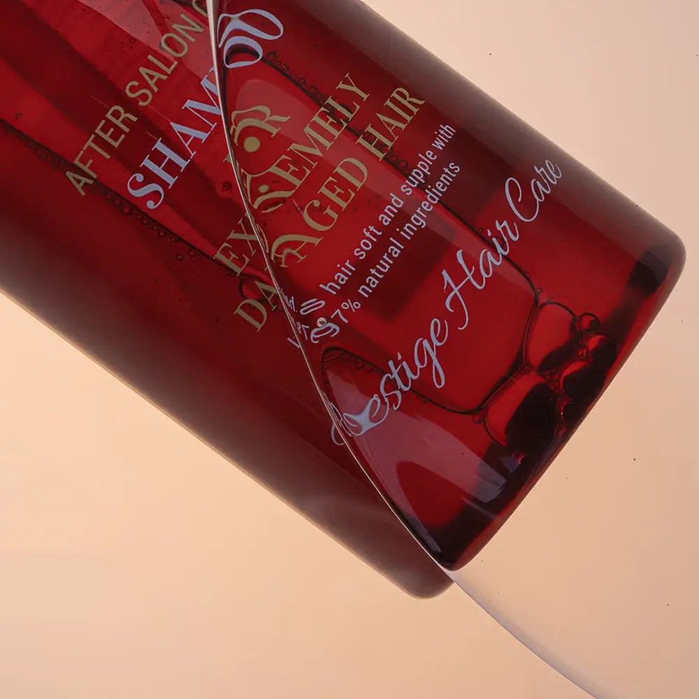 CURLY SHYLL After Salon Care Shampoo für geschädigtes Haar, intensive Nährpflege – tiefe Feuchtigkeit und Reparatur mit Meeresalgen und Hyaluronsäure, 360ml