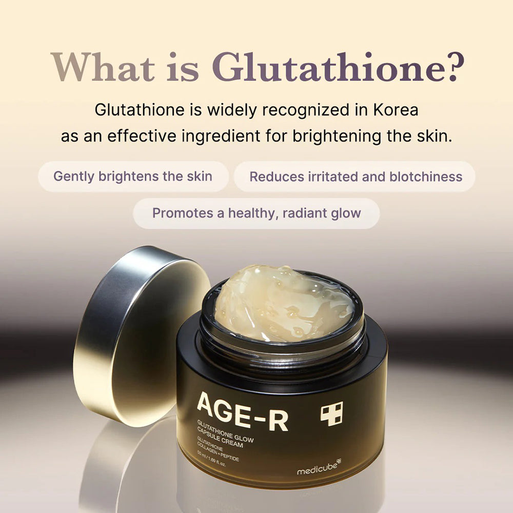 MEDICUBE Age-R Glutathione Glow Capsule Creme - Glanz und Feuchtigkeit, 50 ml