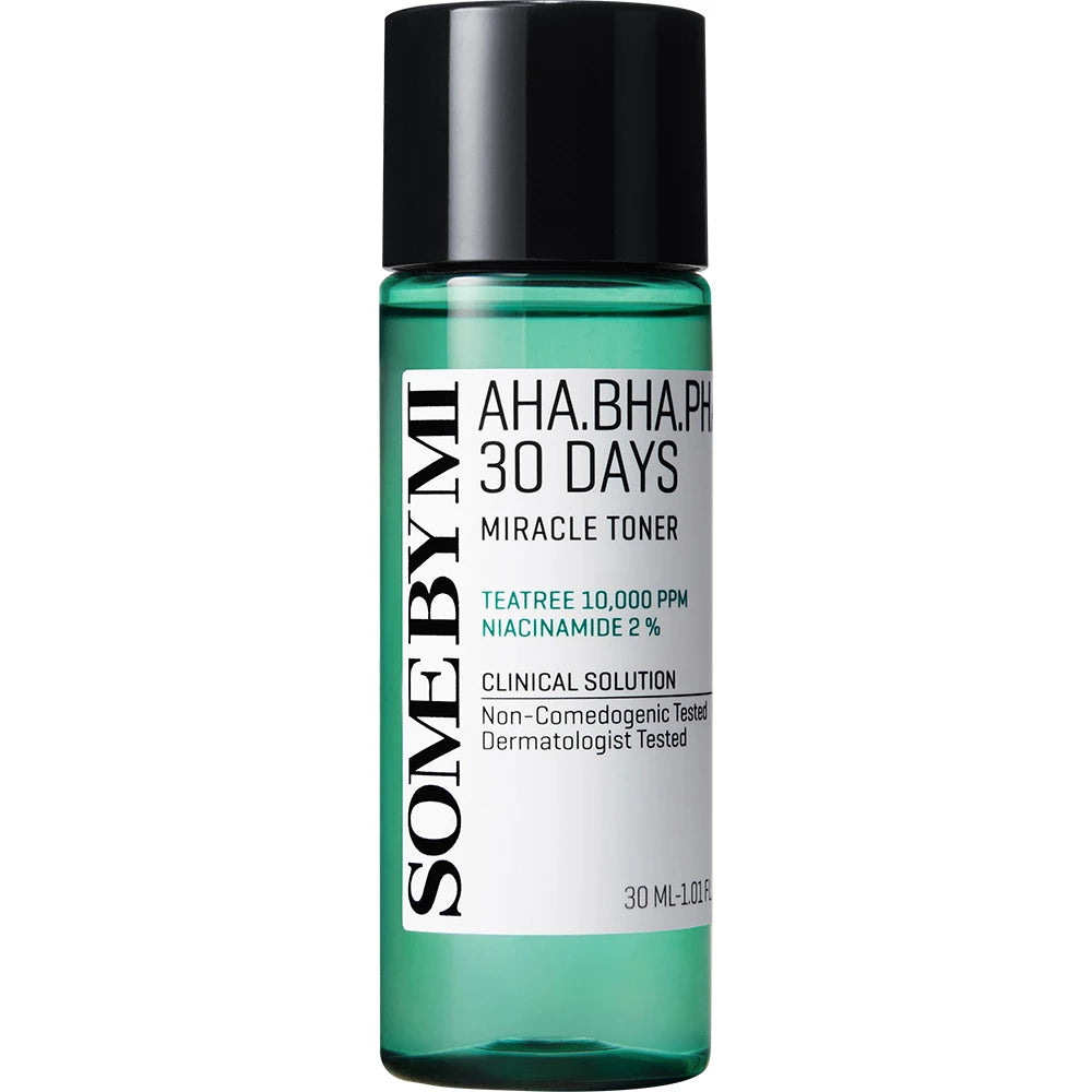 SOME BY MI Aha-Bha-Pha 30 Tage Wundertoner - Gesichtstoner mit AHA und BHA, der zur sanften Entfernung abgestorbener Hautzellen und zur Porenreinigung beiträgt - 30 ml