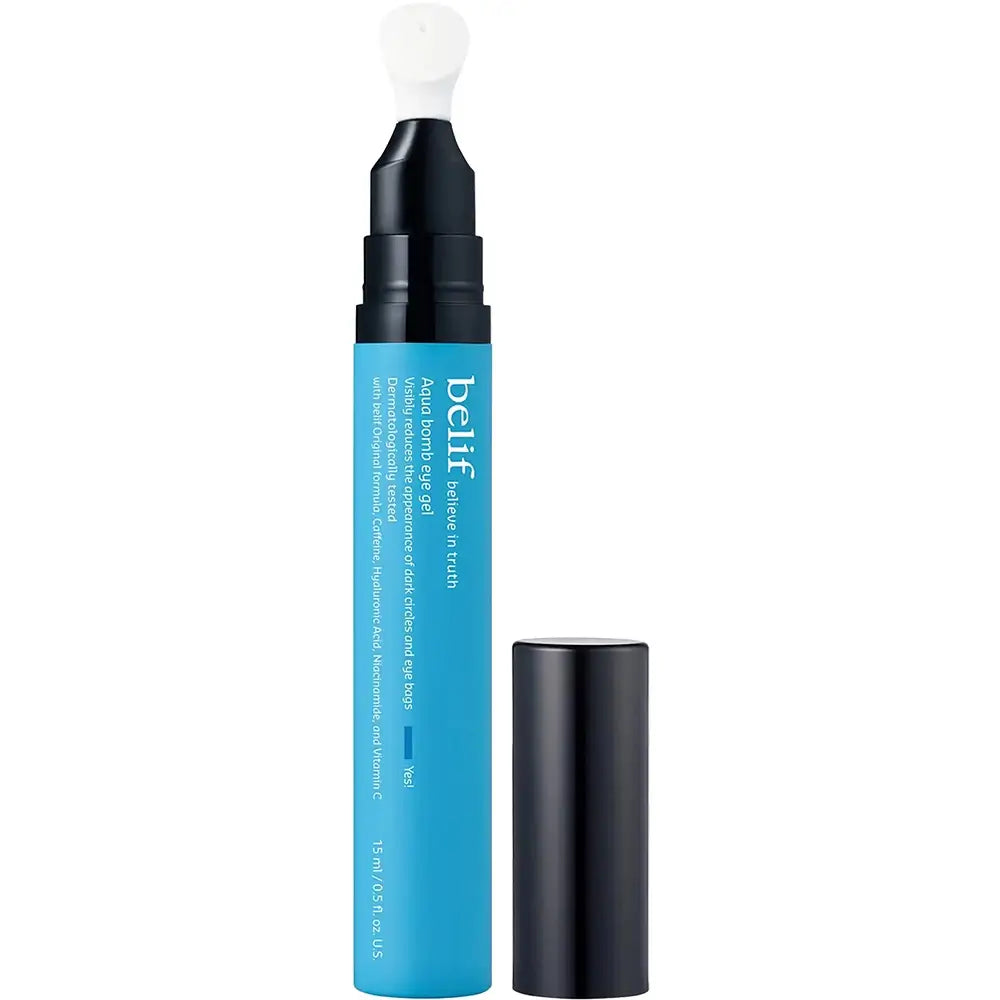 BELIF Aqua Bomb Eye Gel - Augengel mit Koffein und Hyaluronsäure zur Reduzierung von Tränensäcken und Feuchtigkeitsversorgung der Augenpartie - 15 ml