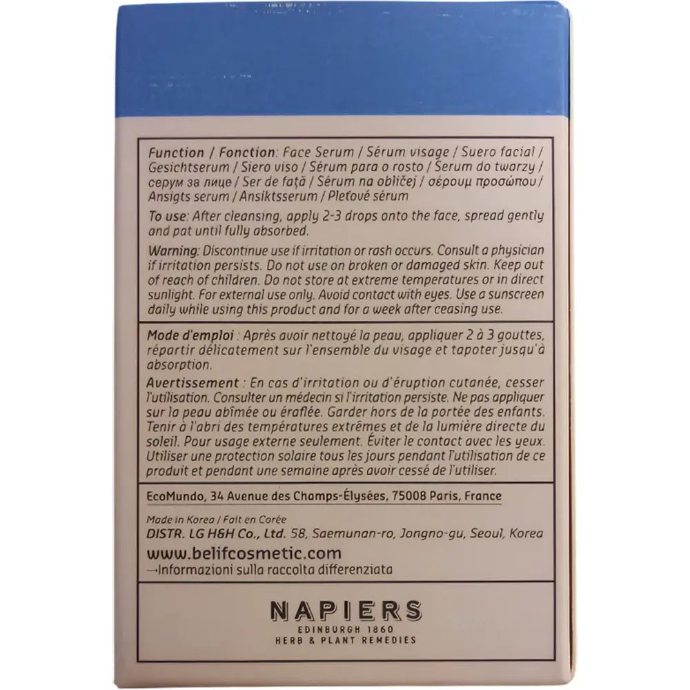 BELIF Aqua Bomb Serum für das Gesicht PHA 5% - Sanfte Peeling und intensive Feuchtigkeit, 15 ml