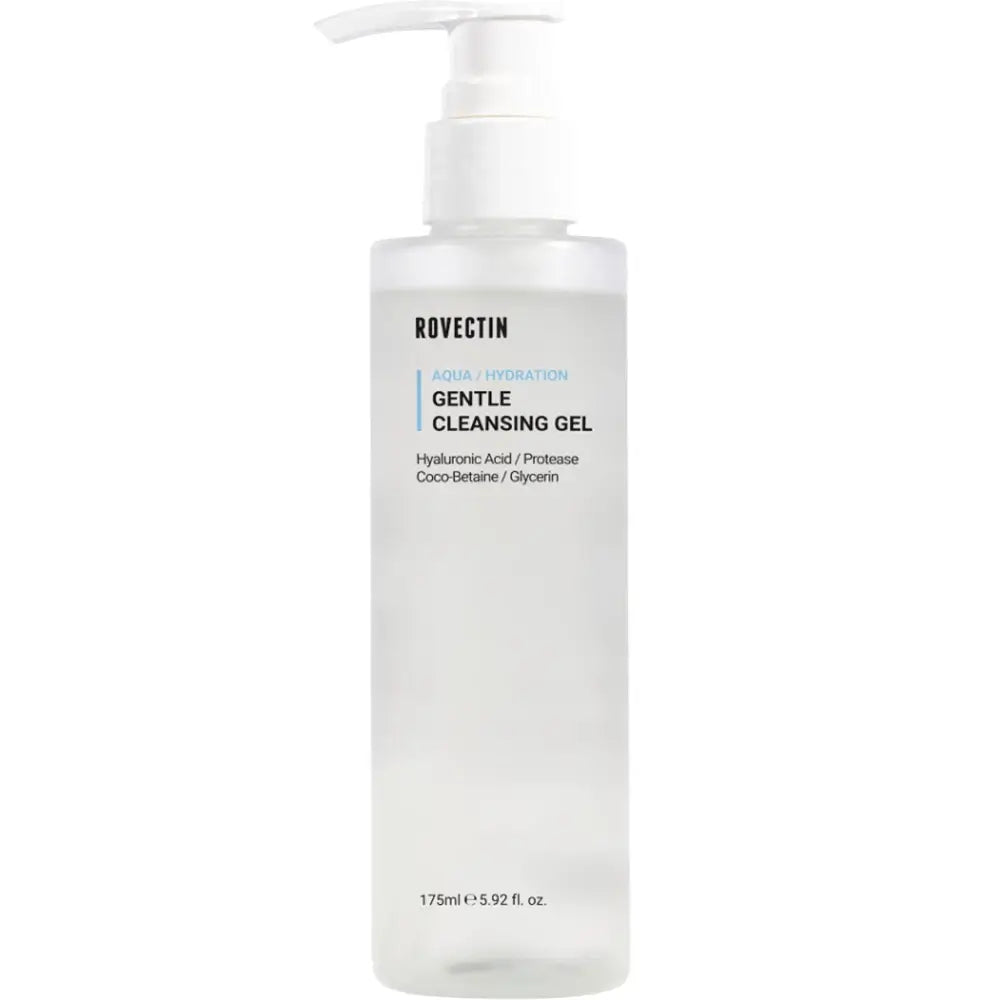 ROVECTIN Aqua Gentle - Reinigungsgel mit Glycerin und Sodium Cocoyl Alaninat für sanfte Reinigung und tiefe Feuchtigkeit für gesunde, ausgeglichene Haut - 175 ml