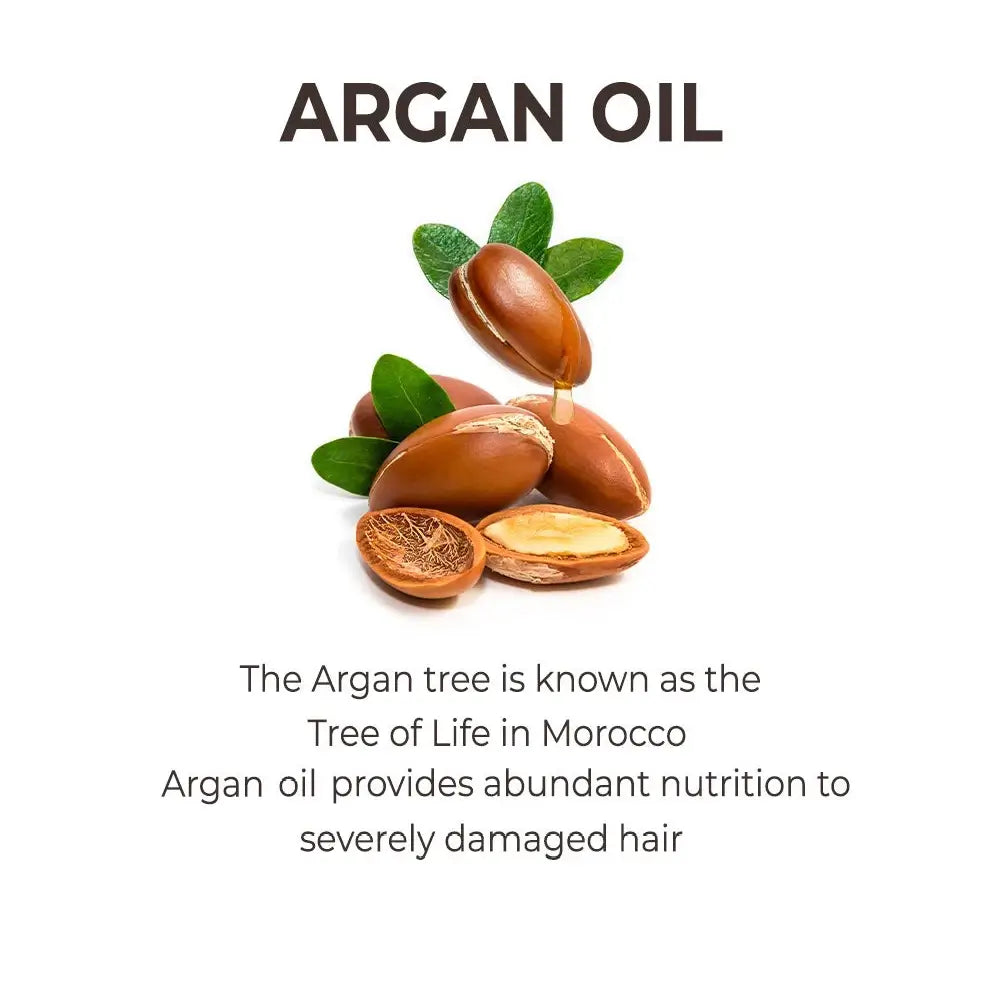 NATURE REPUBLIC Argan Essential Pflegender Balsam für geschädigtes Haar - Tiefe Feuchtigkeit und intensiver Glanz, 300 ml