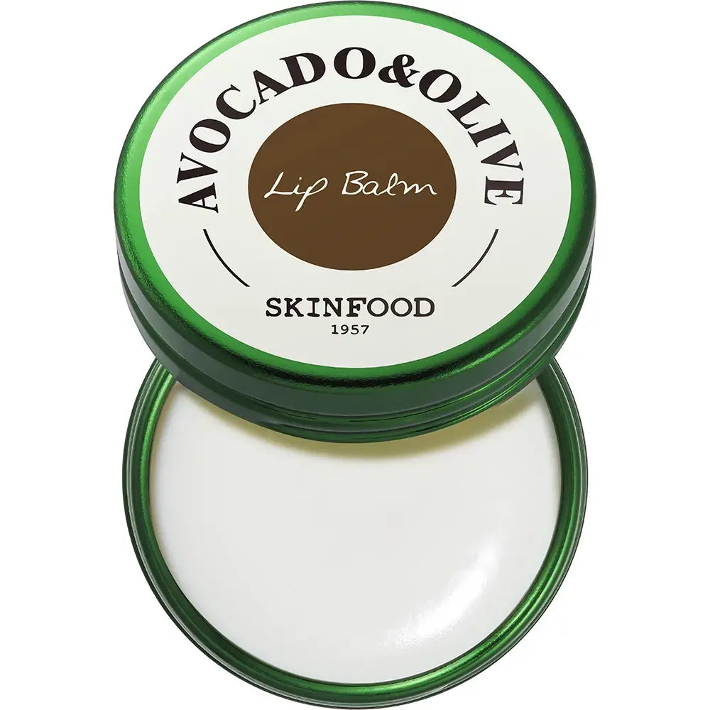 SKINFOOD Avocado & Olive - Lippenbalsam formuliert mit Avocado- und Olivenöl, das zur Befeuchtung der Lippen und zur Aufrechterhaltung des Komforts beiträgt - 12 ml