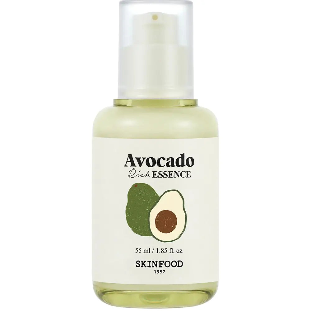 SKINFOOD Avocado Rich Essenz für das Gesicht 25% Avocado - Tiefenpflege und intensive Feuchtigkeit, 55 ml