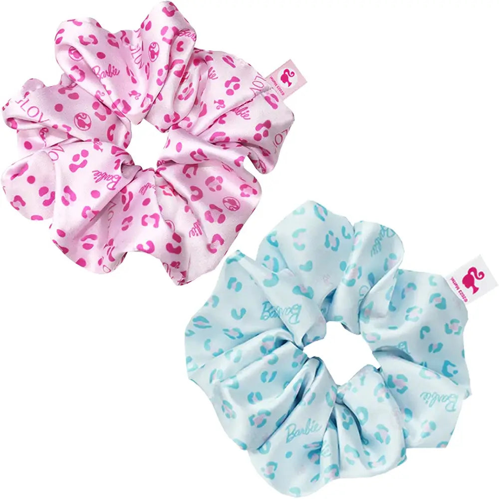 GLOV Barbie - Haargummi aus hochwertigem Stoff - Pink-Blau
