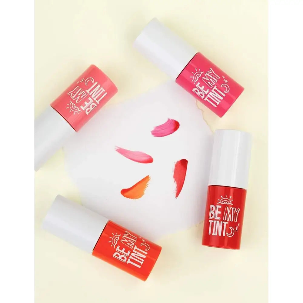 YADAH Be My Tint - Lippenfärbung mit ECO-zertifizierten Inhaltsstoffen für Feuchtigkeitspflege und Farberhaltung - 4 g - 03 Real Red