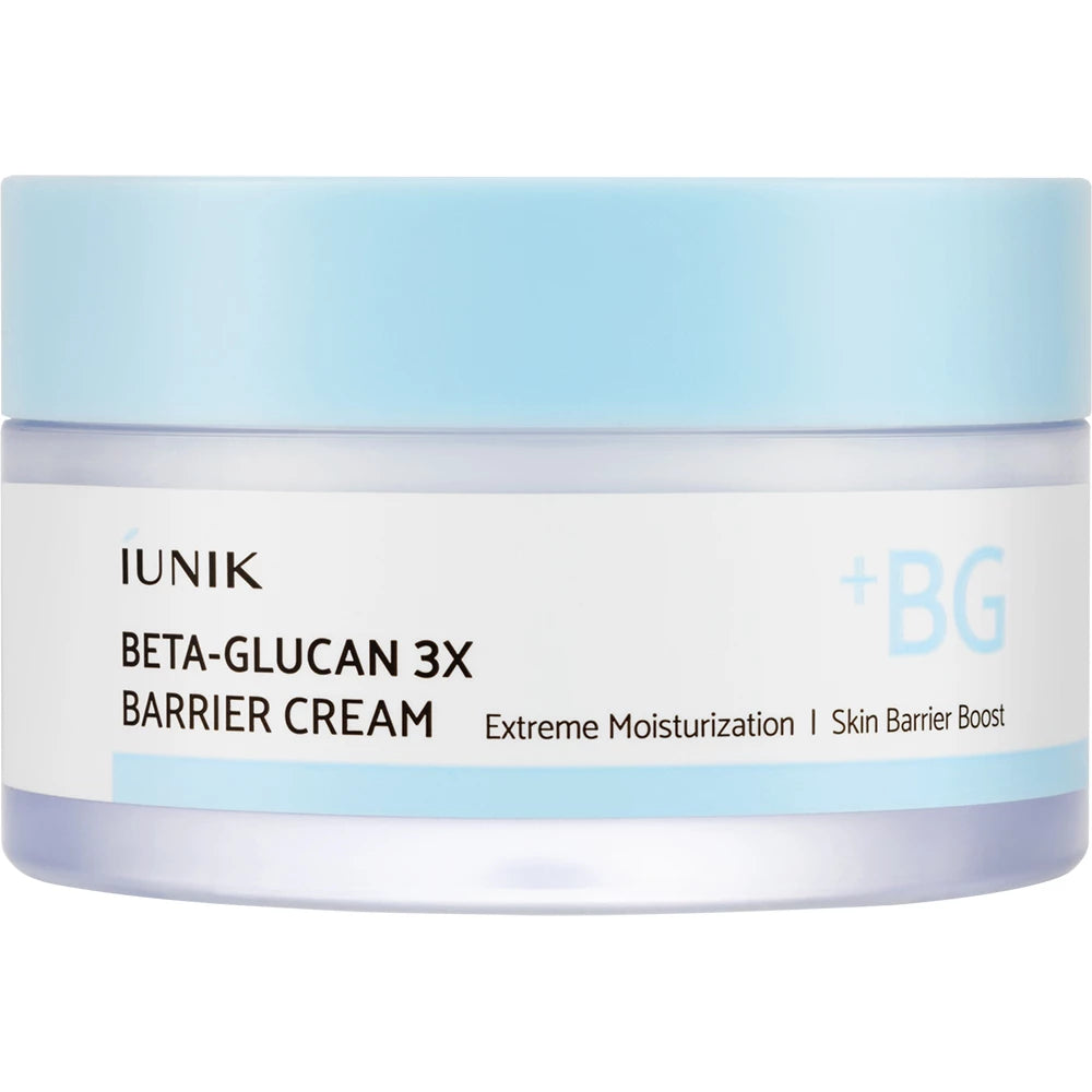 IUNIK Beta Glucan 3X Barrier - Gesichtscreme mit Beta-Glucan und Panthenol zur Feuchtigkeitsversorgung und Stärkung der Hautbarriere - 50 ml