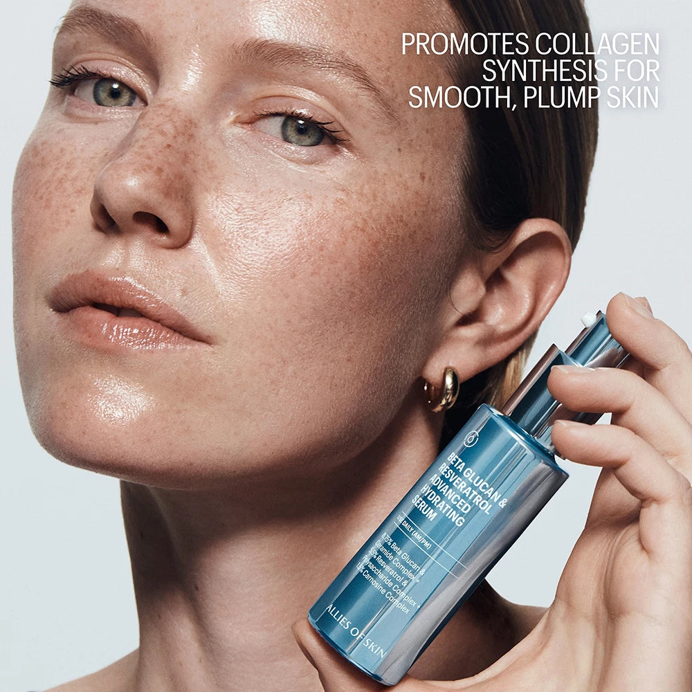 ALLIES OF SKIN Beta-Glucan & Resveratrol Feuchtigkeitsserum