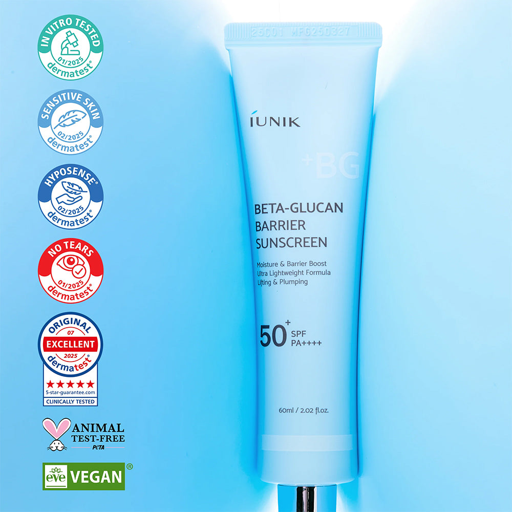 IUNIK Beta Glucan Barriere-Sonnenschutz SPF50+ PA++++ 60 ml