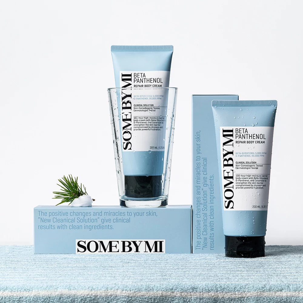 SOME BY MI Beta Panthenol Repair Body Cream - Körpercreme mit D-Panthenol und Beta-Sitosterol, die zur Hautfeuchtigkeit und zum Hautkomfort beiträgt - 200 ml