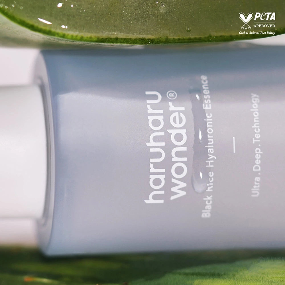 HARUHARU WONDER Schwarzer Reis Hyaluronsäure Essenz - Feuchtigkeitsspendend und schützend, 50 ml