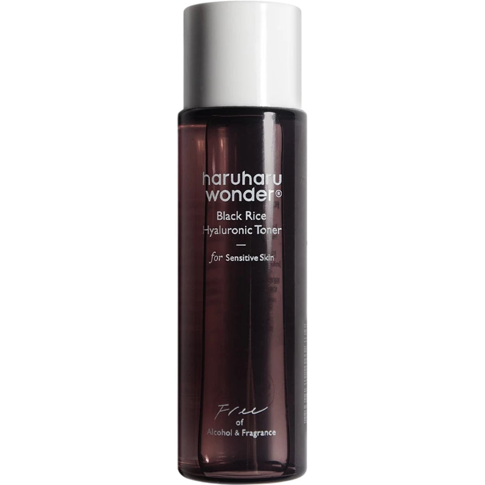 HARUHARU WONDER Black Rice Hyaluronic Toner Alkohol-frei, Duftfrei - Feuchtigkeit und Ausstrahlung, 30 ml