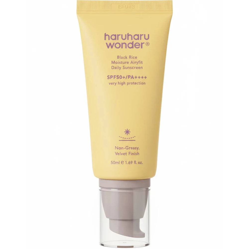 HARUHARU WONDER Black Rice Moisture Airyfit Sonnenschutzcreme - Feuchtigkeit und Schutz, 50 ml