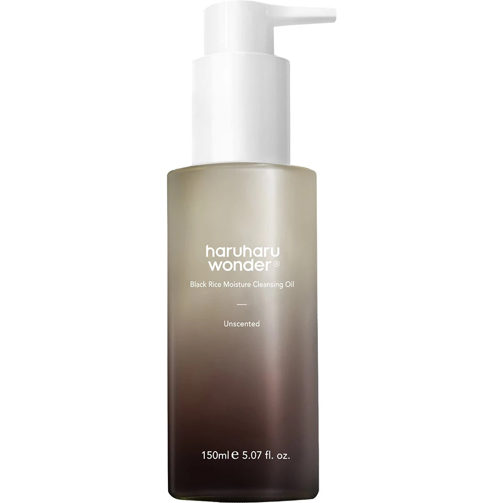 HARUHARU WONDER Schwarzer Reis Feuchtigkeit Reinigungsöl - Feuchtigkeitsspendend und schützend, 150 ml