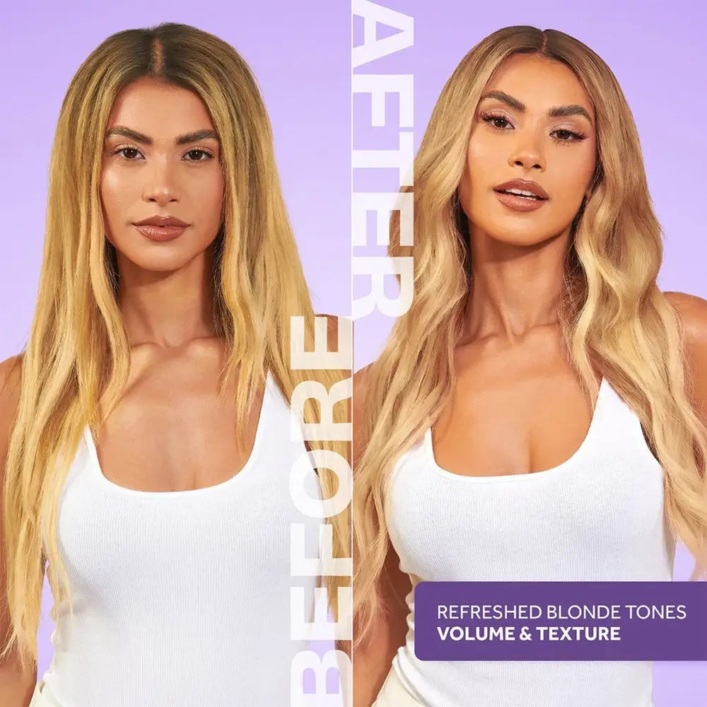 LEE STAFFORD Bleach Blondes Purple Toning Mousse - Neutralisation von Gelbtönen & UV-Schutz, 200 ml