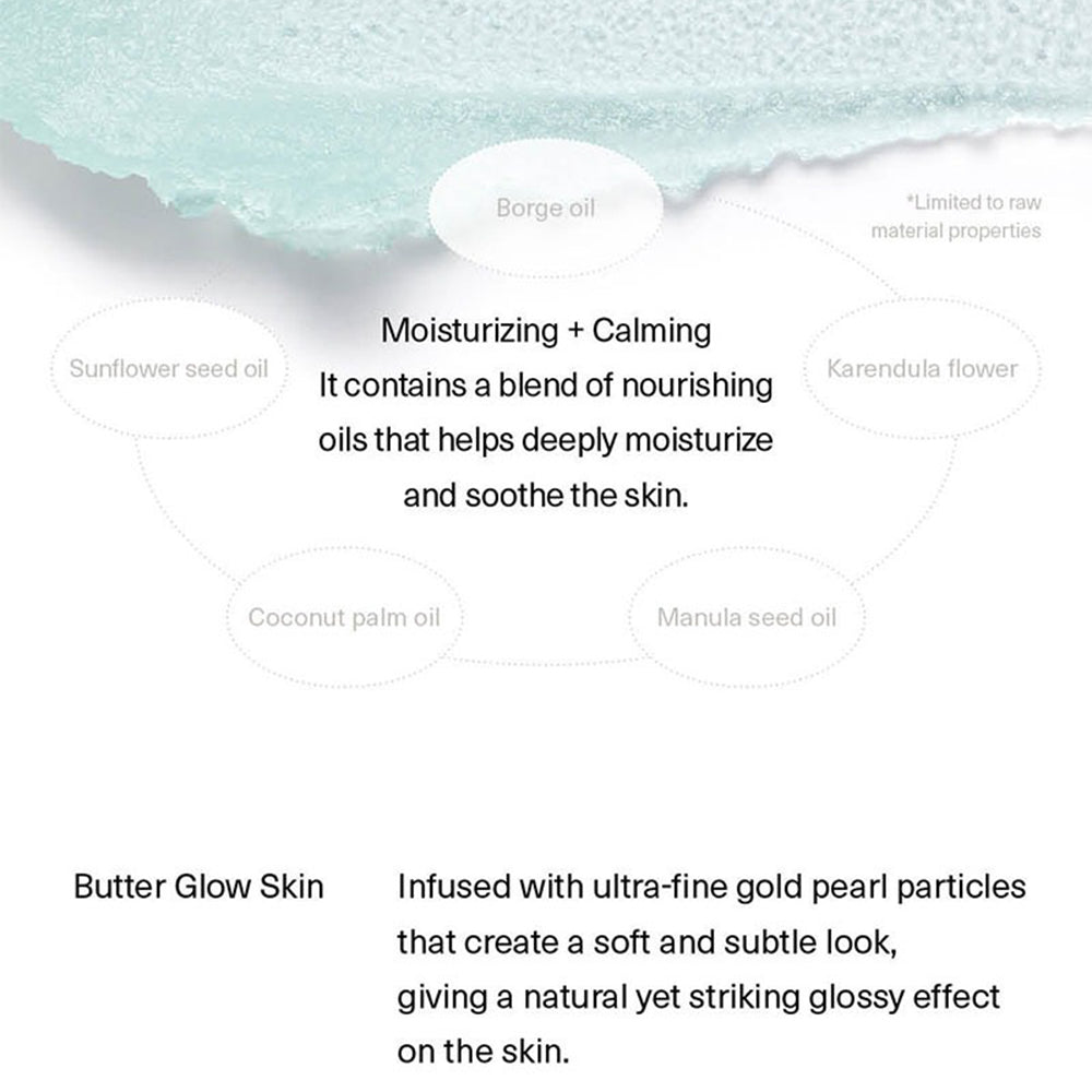 UNLEASHIA Butter Glow Stick Herb Sugar Highlighter - Feuchtigkeit und Leuchtkraft, 7 g