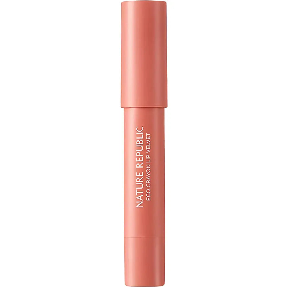 NATURE REPUBLIC By Flower Eco Crayon Lip Velvet - 01 Angel Blush