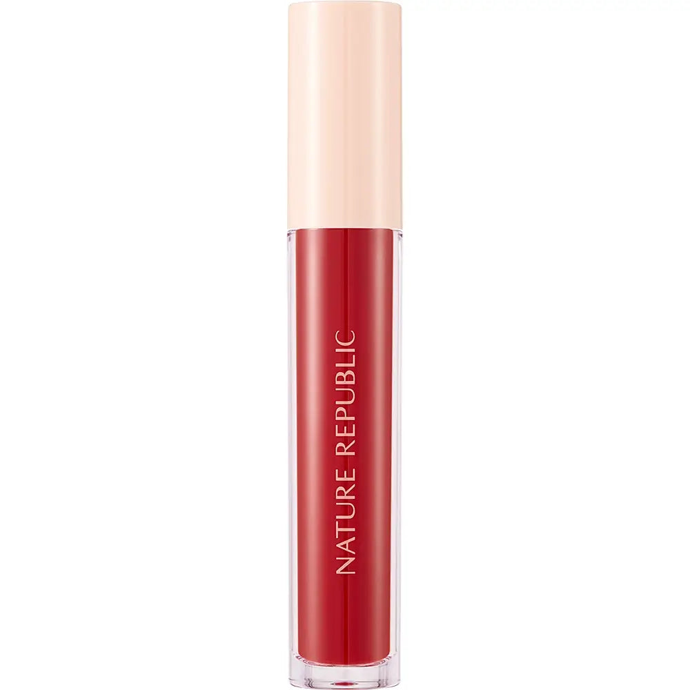 Nature Republic By Flower Lippen-Tönung 01 Crushed Cherry - intensive Feuchtigkeit und leuchtende Farbe, 4,5g
