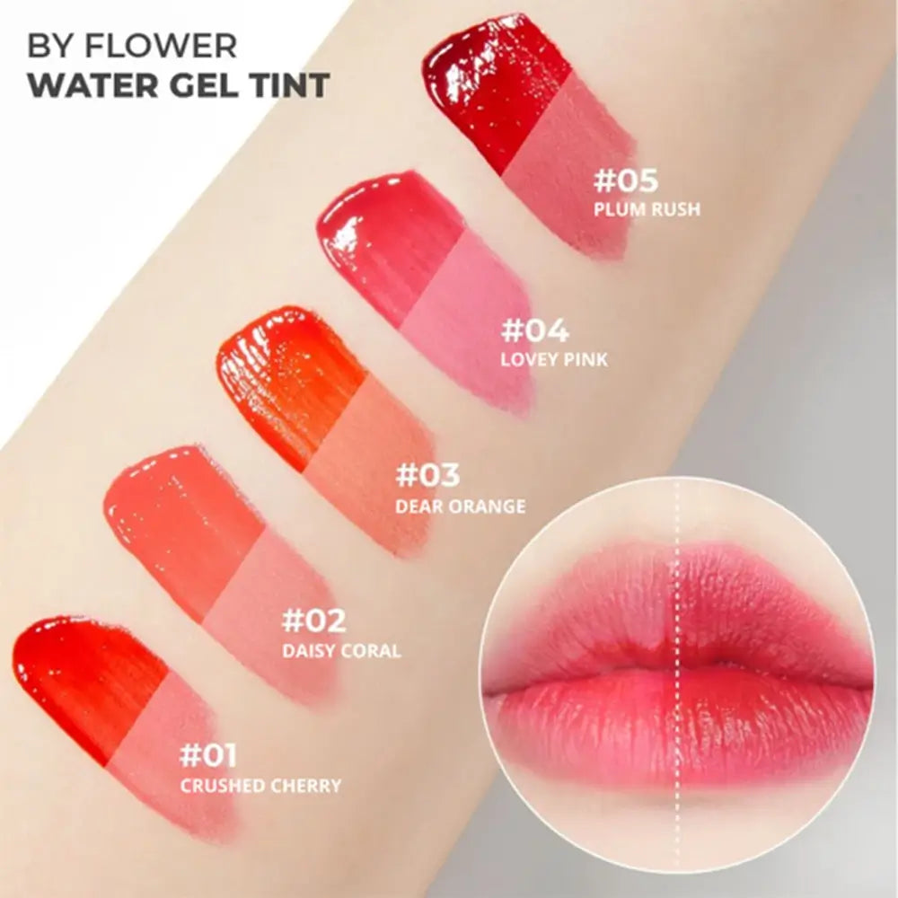 Nature Republic By Flower Lippen-Tönung 01 Crushed Cherry - intensive Feuchtigkeit und leuchtende Farbe, 4,5g