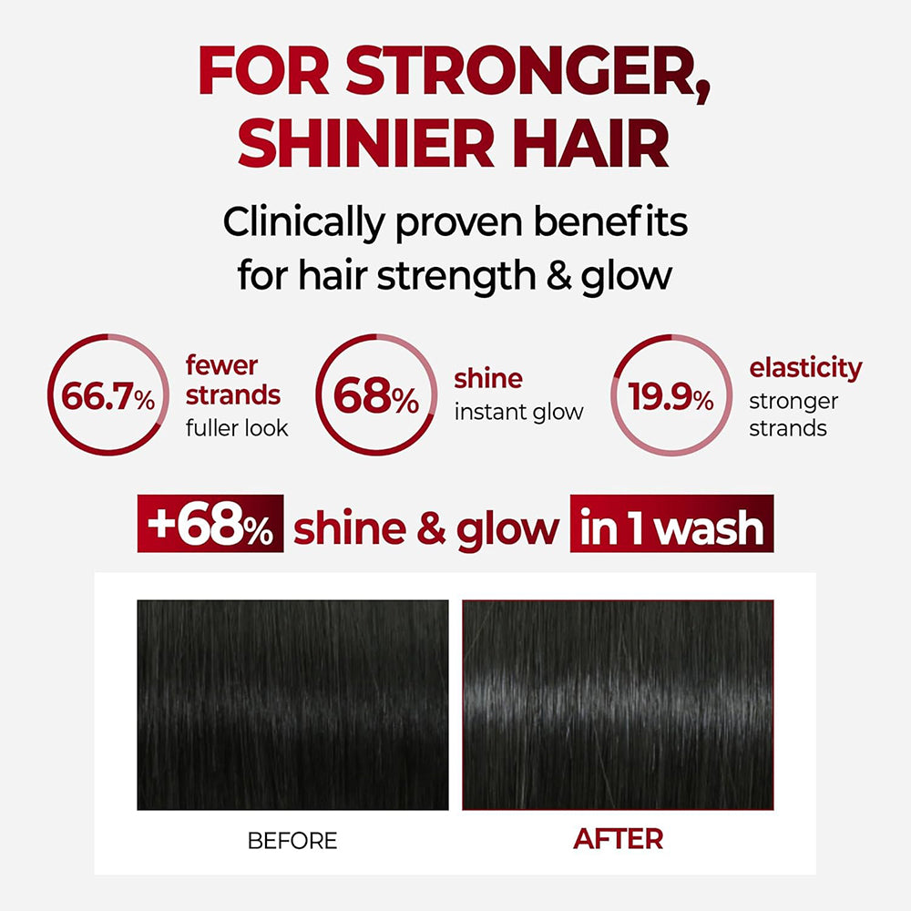 KUNDAL Natürliches Koffein Haarpflege - Shampoo mit Koffein und Salicylsäure (BHA) zur Kopfhautpflege und Stärkung des Haares - 500 ml