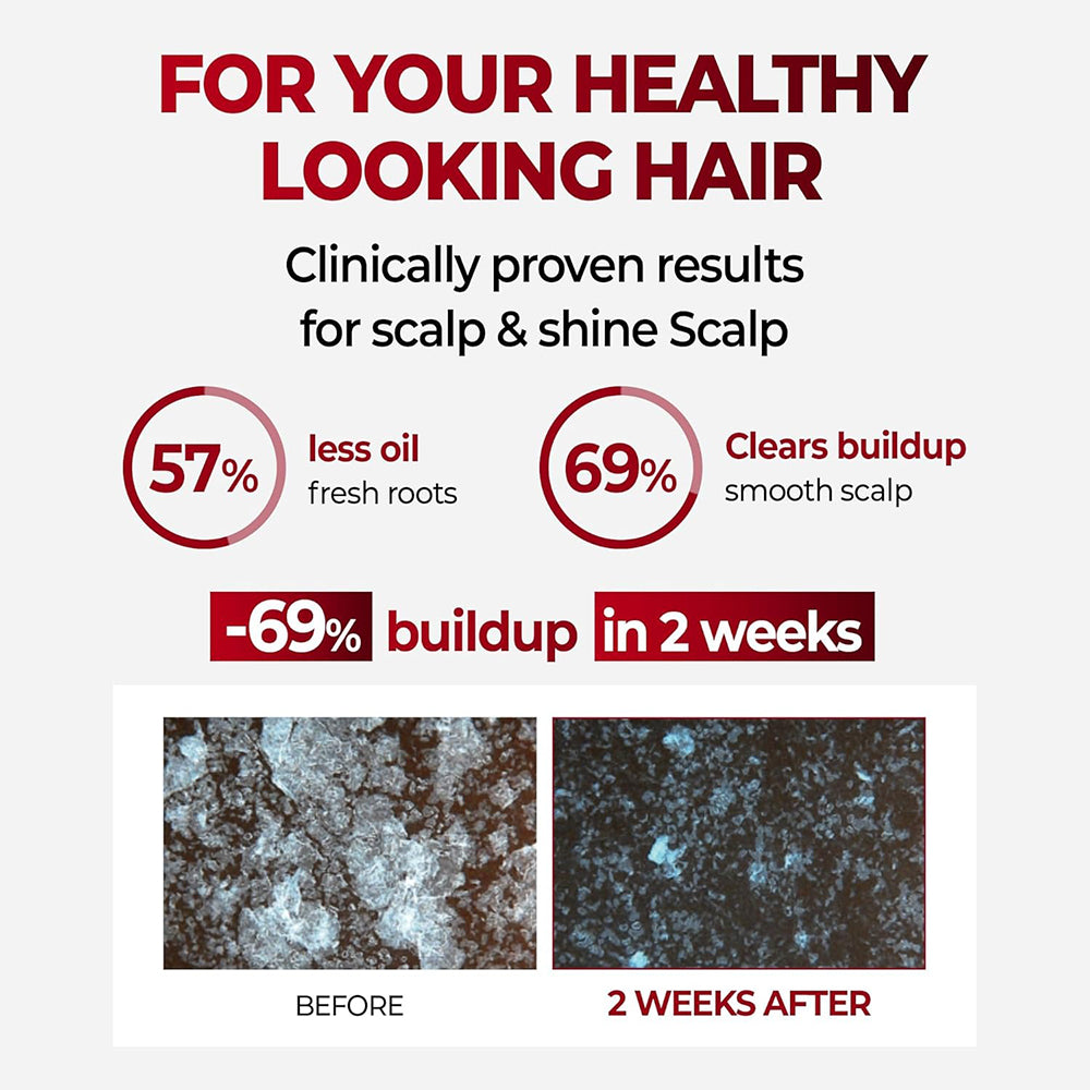 KUNDAL Natürliches Koffein Haarpflege - Shampoo mit Koffein und Salicylsäure (BHA) zur Kopfhautpflege und Stärkung des Haares - 500 ml