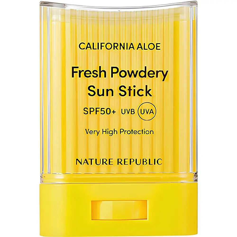NATURE REPUBLIC California Aloe Stick Sonnenschutz LSF50+ - Hoher UV-Schutz & Aloe Vera Feuchtigkeit, 24 g