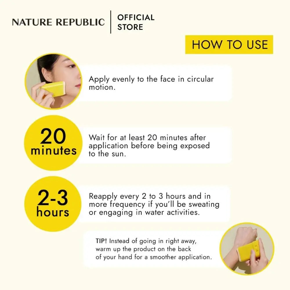 NATURE REPUBLIC California Aloe Stick Sonnenschutz LSF50+ - Hoher UV-Schutz & Aloe Vera Feuchtigkeit, 24 g