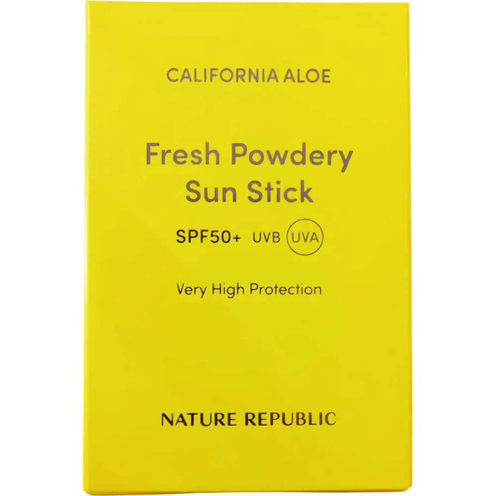 NATURE REPUBLIC California Aloe Stick Sonnenschutz LSF50+ - Hoher UV-Schutz & Aloe Vera Feuchtigkeit, 24 g