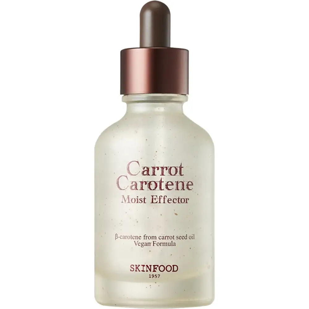 SKINFOOD Karotten-Beta-Carotin Feuchtigkeits-Effektor - Gesichtsserum mit Karottenextrakt und Natriumhyaluronat, das zur Hautfeuchtigkeit und zum Hautkomfort beiträgt - 52 ml