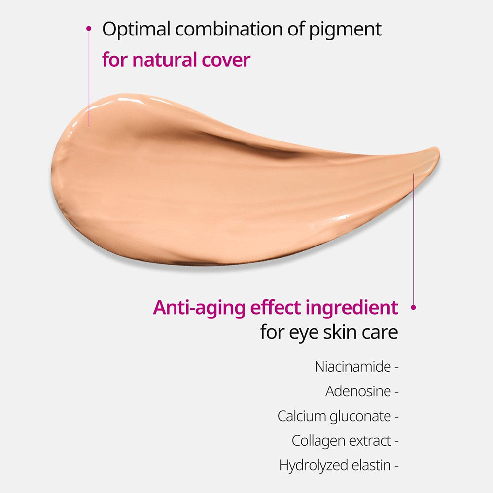 Dr. Melaxin Cemenrete Calcium Augencreme gegen Pigmentflecken – Augencreme mit Niacinamid und Calciumgluconat, zur dezenten Abdeckung von Augenringen und Aufhellung der Augenpartie – 15 g