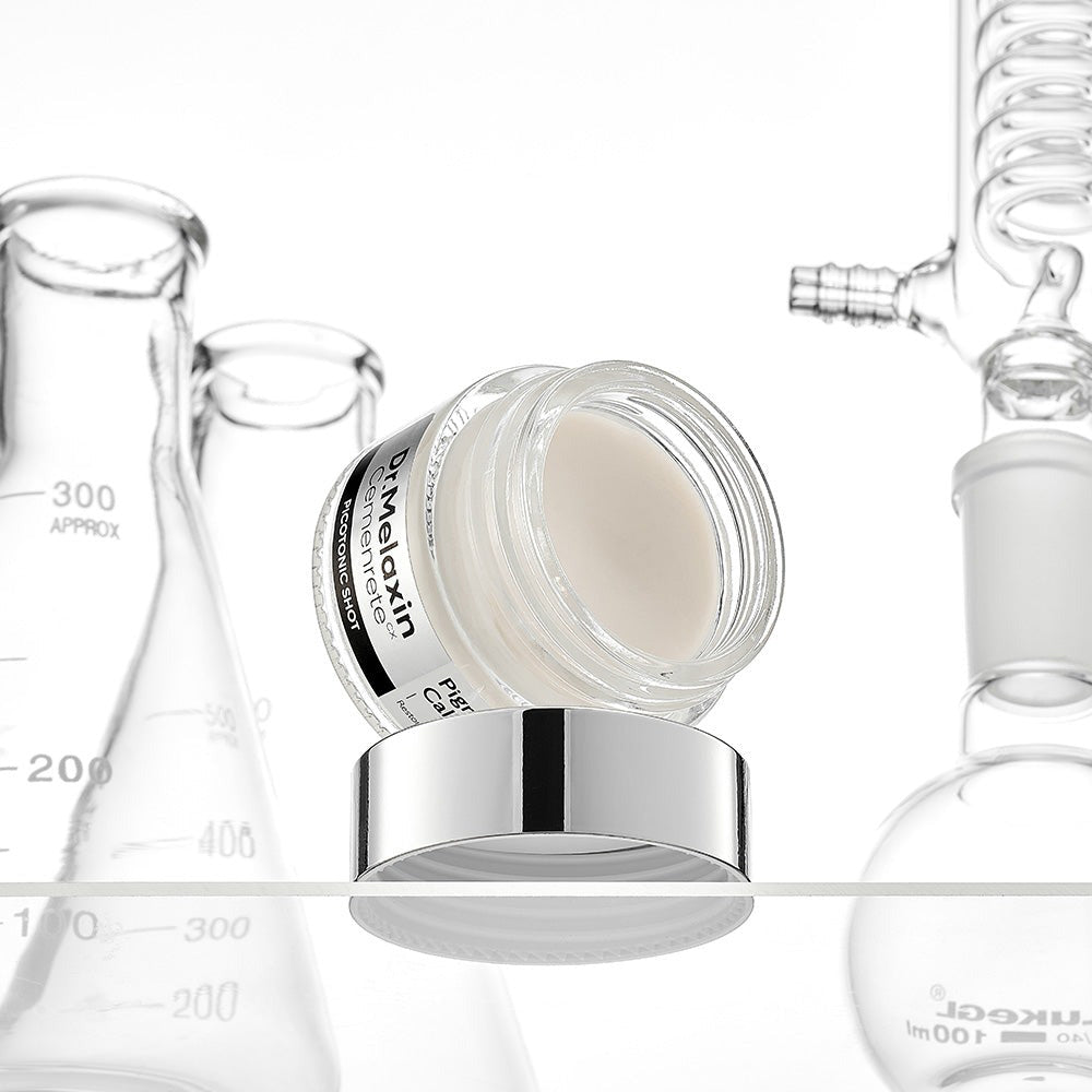 Dr. Melaxin Cemenrete Picotonic Shot Creme - Gesichtscreme mit MELAZERO V2 und Kollagenextrakt zur Korrektur von Pigmentflecken und zur Erhaltung von Festigkeit und Elastizität - 25 g