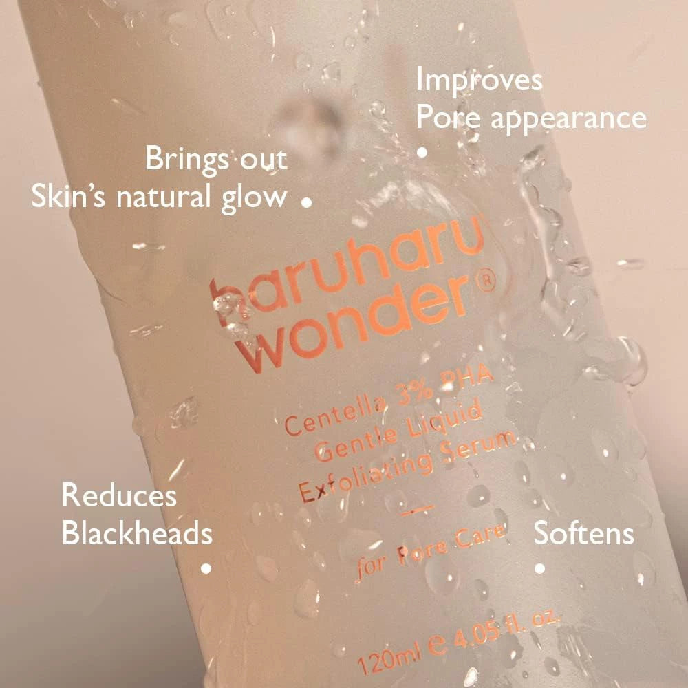HARUHARU WONDER Centella 3% PHA Sanftes flüssiges Peeling-Serum
