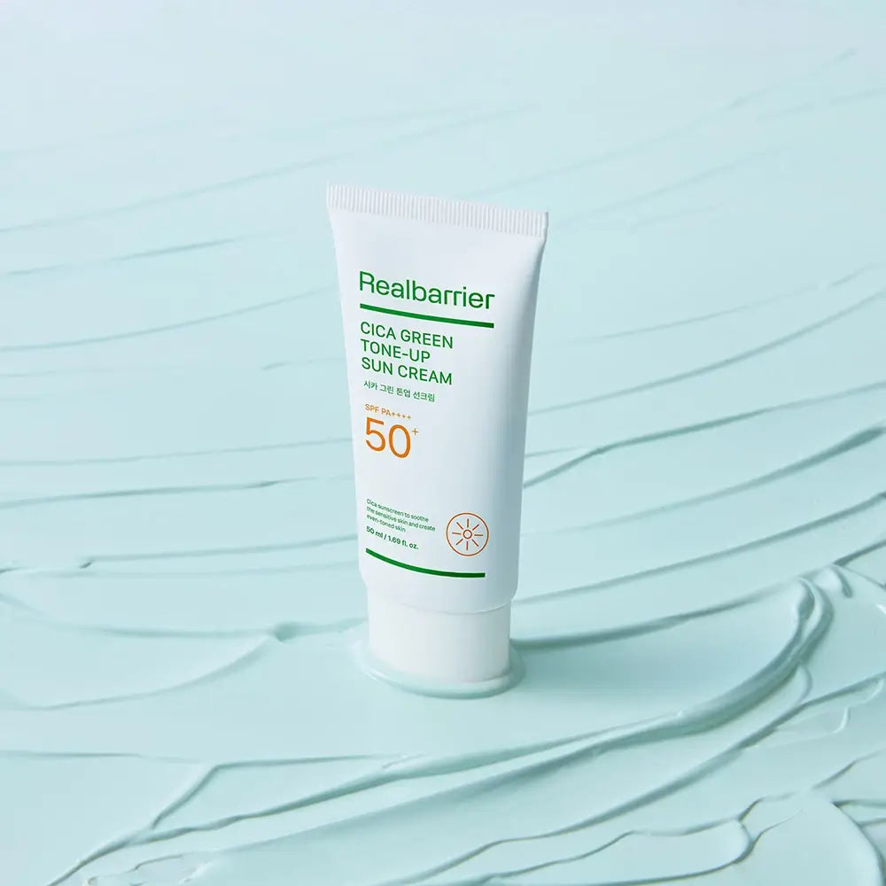 REAL BARRIER Cica Green Tone Up Sun Cream LSF 50+ PA++++