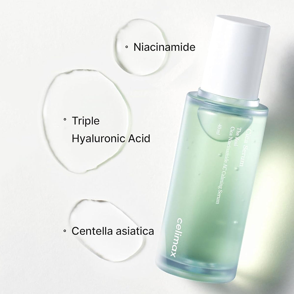 CELIMAX Das echte Cica Niacinamid AC beruhigend, 40 ml