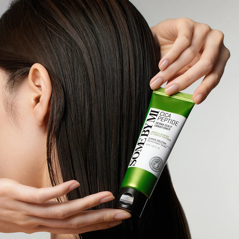 SOME BY MI Cica Peptide Anti Hair Loss Derma Scalp Conditioner - Spülung mit Centella Asiatica Extrakt und 11 Peptiden Komplex für kräftiges und hydriertes Haar - 50 ml