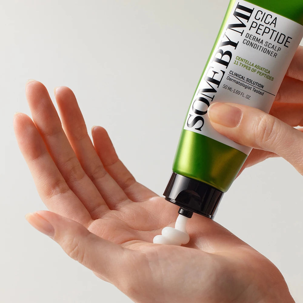 SOME BY MI Cica Peptide Anti Hair Loss Derma Scalp Conditioner - Spülung mit Centella Asiatica Extrakt und 11 Peptiden Komplex für kräftiges und hydriertes Haar - 50 ml