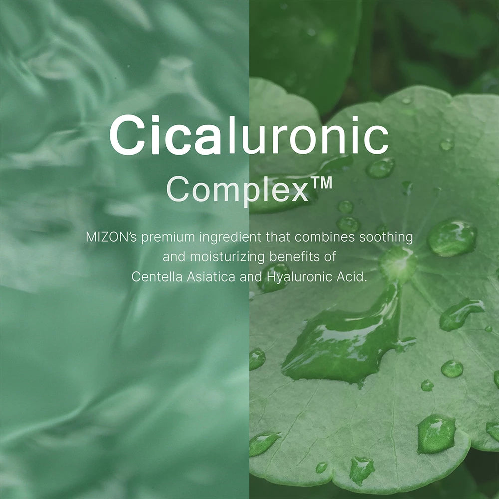 MIZON Cicaluronic Gel Treatment - Gesichtsbehandlungsgel mit Centella Asiatica und Hyaluronsäure mit mehreren Molekulargewichten, das hilft, empfindliche oder dehydrierte Haut zu beruhigen und den Hautkomfort zu erhalten - 50 ml