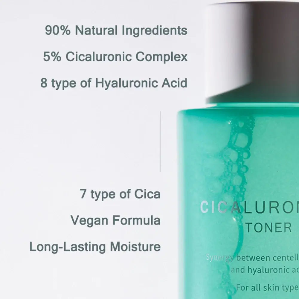 MIZON Cicaluronic Toner - Gesichtswasser mit Centella Asiatica und Hyaluronsäure zur Hautfeuchtigkeit und für Hautkomfort - 150 ml
