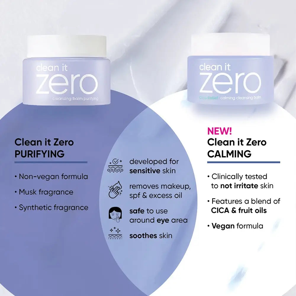 BANILA CO Clean it Zero Calming Cleansing Balm – Reinigingsbalsem geformuleerd met Centella Asiatica en Madecassoside, die helpt bij het reinigen van make-up en onzuiverheden en het behoud van de huidhydratatie - 100 ml